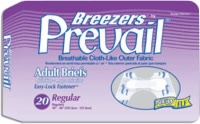 Prevail Breezers W/easy-lock Fastener, Reg 40"-48" (Bag of 20)