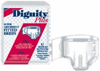 Dignity Plus, X-large, Fitted Briefs, 8 Per Bag