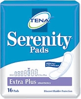 Tena Serenity Moderate Pads, Long (Bag of 16)