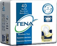 Tena Day Plus Pad, Yellow (Bag of 40)