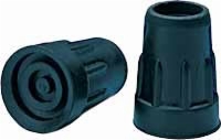 Black Tips, Fit 5/8" Diam Wood Canes, 6 Pairs/case