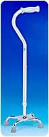Small Base Quad Cane W/soft Cushioned Hndl, 2/case