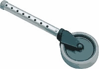 5" Swivel Wheel, Pair, Fits 1" Walker Tubing