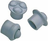 Glides, 1 1/8", Pr, Fits 1" Walker & 1 1/8" Tubing