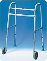 5" Wheeled Walker With Glides, 2 Per Case