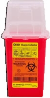 1.5 Qt Nestable Sharps Container, 9" X 4.5" X 4"