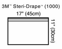 Steri-drape Sm Towel W/adh Strp, 17 5/8x11 3/4, 10