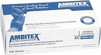 Large, Nitrile Powder Free Gloves, Latex Free, 100