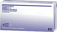 Nitrile Exam Textured Purple Size Large, 100/b