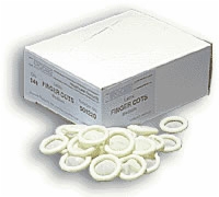 Small, 18 Mm Finger Cots, 144 Per Box