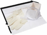 Cath-n-glove, 2 Ltx Glvs, 14 Fr Suction Cath,basin