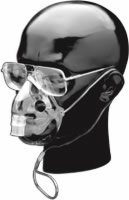 Adult Elongated Aerosol Mask W/o Tube, Over Ear