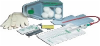 Urethral Catheter Tray W/14 Fr Plastic Catheter
