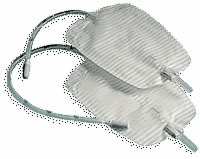 17 Oz Med Security+ Leg Bag W/25 1/2" Tbg, Straps