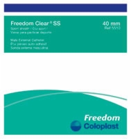 Freedom Clear Ss, Small, Latex-free External Cath