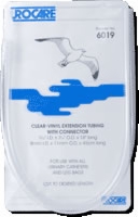 6019-12, Clear Vinyl Ext Tubing 18"x 5/16", Ns