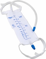 Leg Drn Bag W/twist Vlve,18"tube, Fabric,900ml, Lf