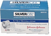 Silvercel 1" X 12" Antimicrobial Alginate Dressing