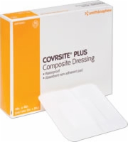 Coversite Plus, 6 X 6 Waterproof Dressing, 10/box