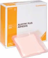 Allevyn Plus Adhesive Dressing, 5" X 5", 10/box