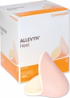 Allevyn Heel Shaped Dressing W/foam Core 5/box