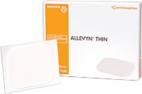 Allevyn Thin Dressing 4" X 4", Box Of 5