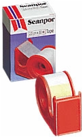 Scanpore 1" X 11 Yd Tape w Dispenser, Each Roll