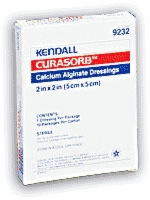 Curasorb Calcium Alginate Dressing, 2"x2", Sterile