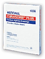 Curasorb Plus Calcium Alginate Dressing, 4" X 4"