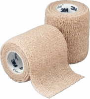Sterile Coban Self-adherent Wrap,tan,3" X 5 Yds