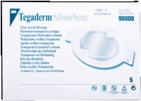 Tegaderm Abs Clear Acrylic Dressing, 3" X 3.75"