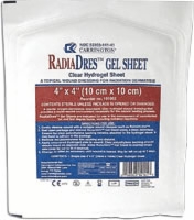Radiacare 4" X 4" Gel Sheets, 10 Per Box
