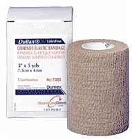 Duban Cohesive Bandage, Latex Free, 3" X 5 Yrd