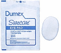 Surecare Eye Pads, Strl, 2 5/8" X 1 5/8",25-1's/tr