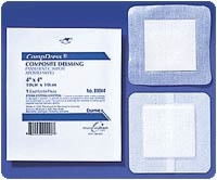 Compdress Island Dressing, Strl, 4" X 4", 25/box
