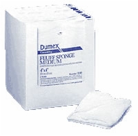 Durlix 100% Cotton Fluff Sponge, Sterile,4x4