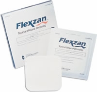 Flexzan 8" X 8" Topical Wound Dressing, Box Of 5