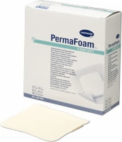 Permafoam Comfort Adh Foam Dressing, 4" X 4"