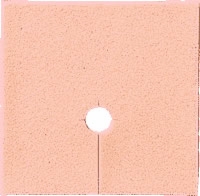 Polymem Shapes Tube-site Dressing, 3.5" X 3.5"