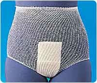 Surgilast Pre-cut Tubular Dress, Peri Panty, Sm/md