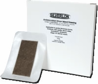 Silverlon Island Wound Dressing, 6" X 6", 5/box