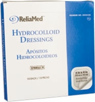 4x4 Hydrocolloid Wound Dressing,bevld Edge,10/box