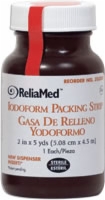 2" X 5 Yds Iodoform Packing Strip, Sterile, Lf