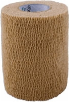 Self Adherent Elastic Bandage, 3" X 5yds,tan,latex