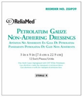 3" X 9" Petroleum Impregnated Gauze, Sterile