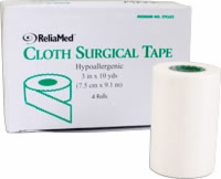 Reliamed 3" X 10 Yd Tape, Silk Cloth, Each Roll