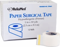 Reliamed 1" X 10 Yd Tape, Paper, Each Roll