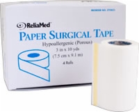 Reliamed 3" X 10 Yd Tape, Paper, Each Roll