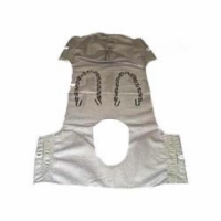 Hoyer Classic Comfort Commode Sling with Mod. Head Support, Poly (chains included)