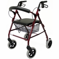 Karman Aluminum Rollator - 8" Wheels